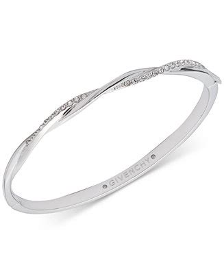 givenchy pavé twist bangle bracelet|Macy's.